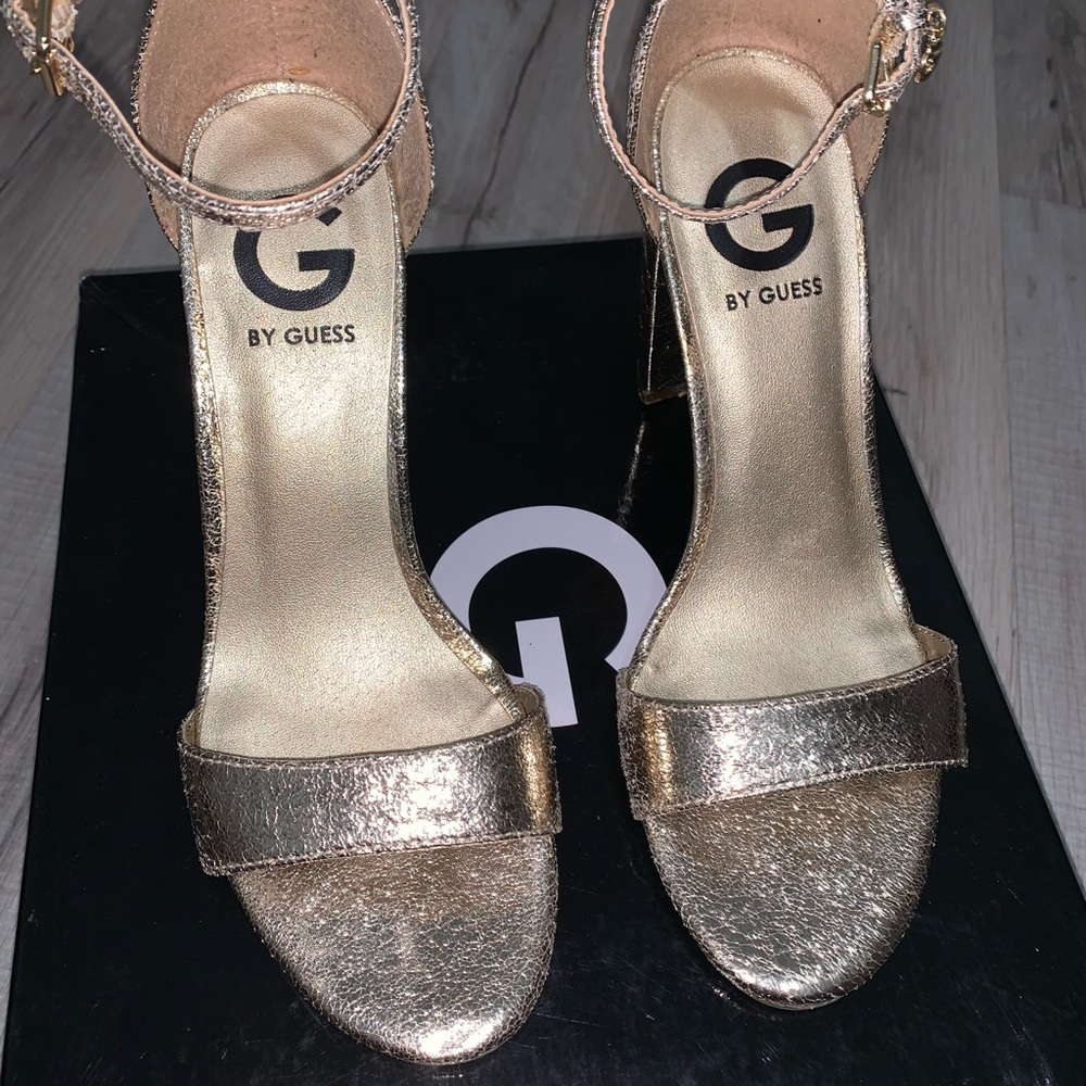 Guess Gold Heels